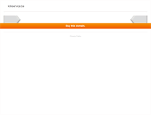 Tablet Screenshot of klikservice.be